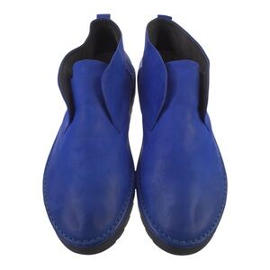 Men's Blue Leather Shoes